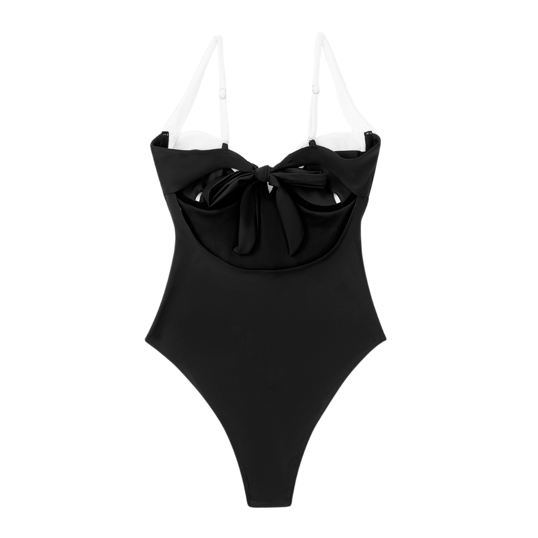 Entero negro elegance