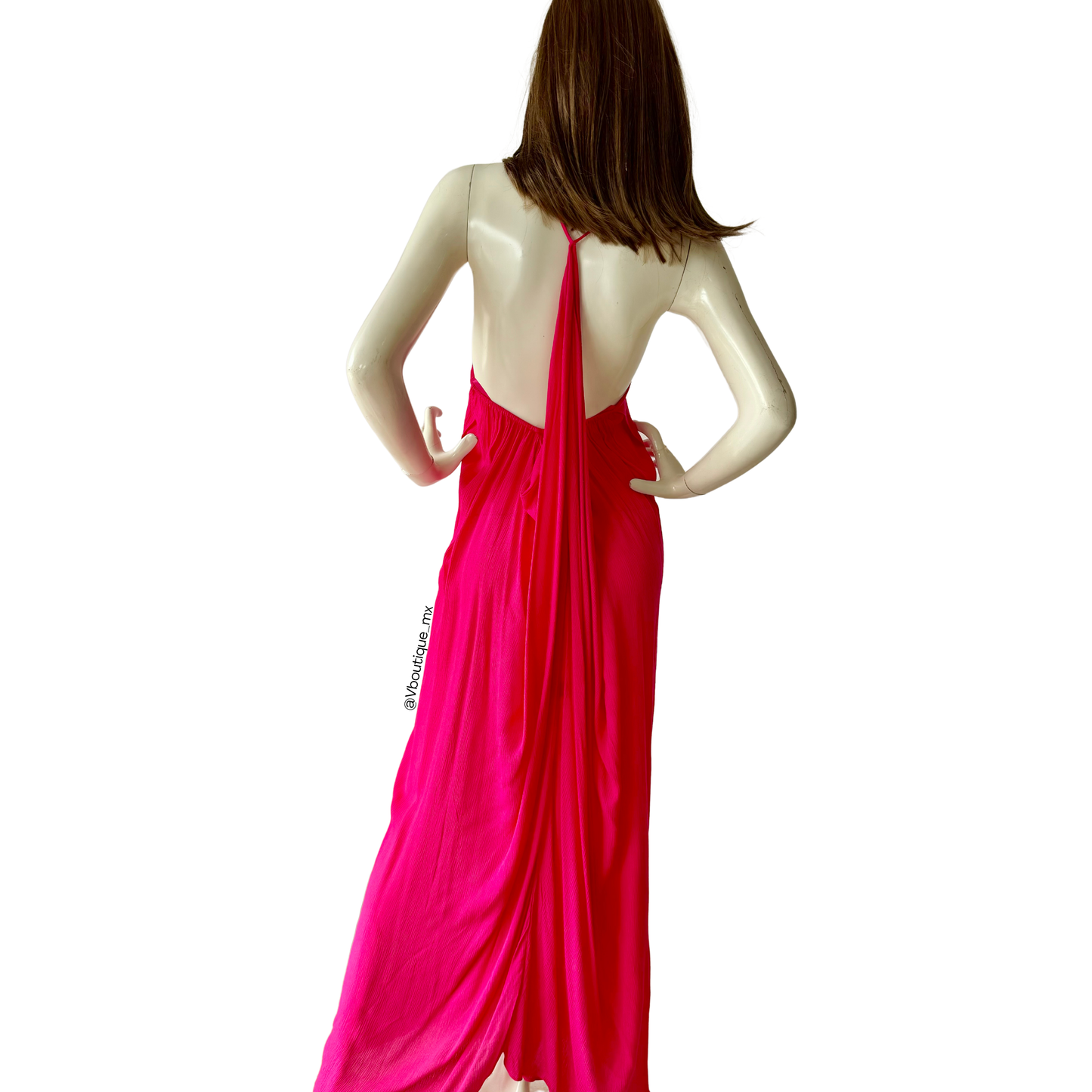Vestido Maxi fluido capa