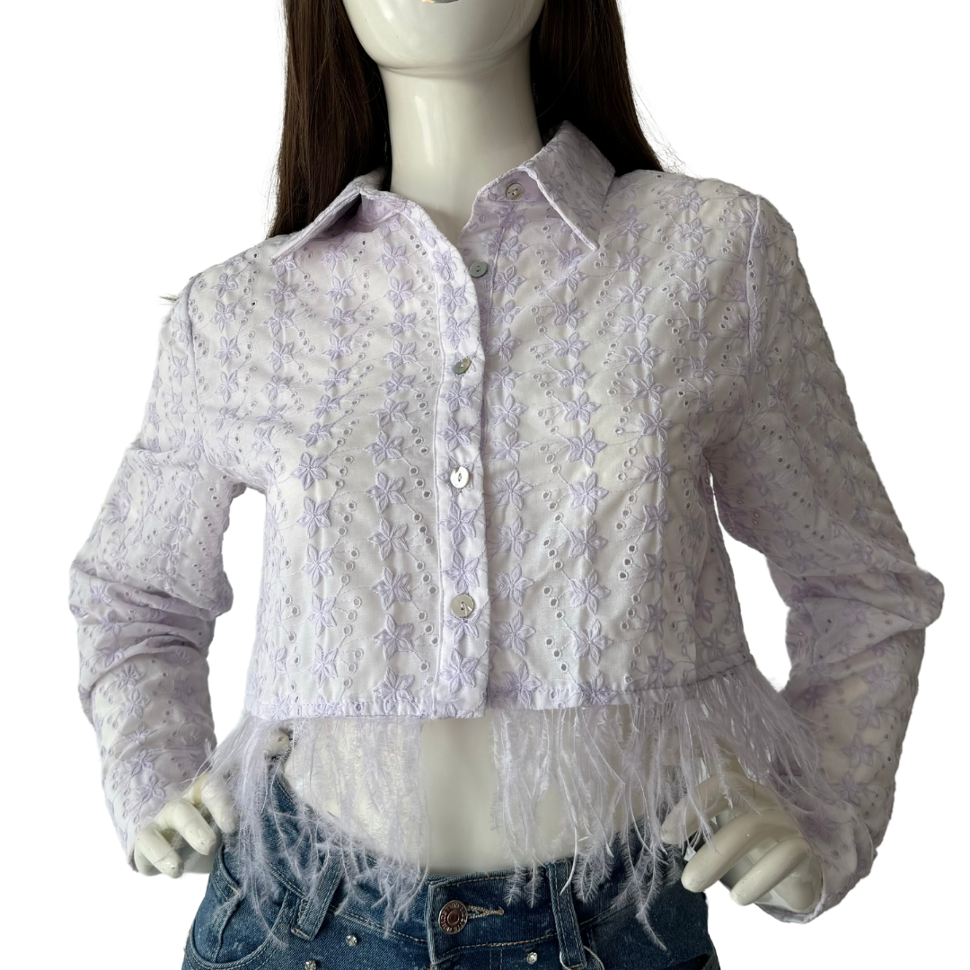 Camisa crop aplicaciones