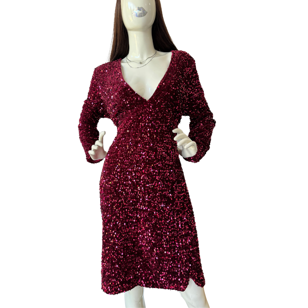 Vestido curvy lentejuelas