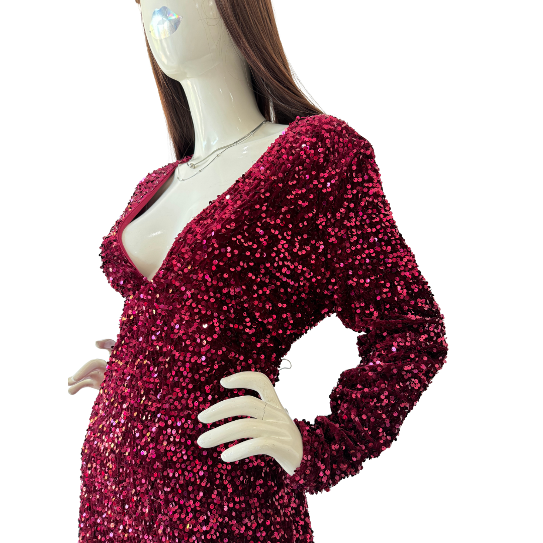 Vestido curvy lentejuelas